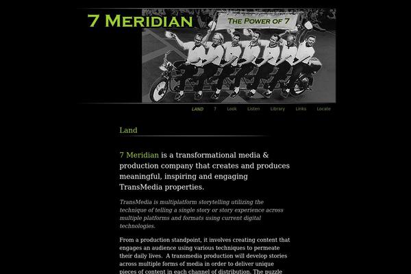 Silent Film theme site design template sample