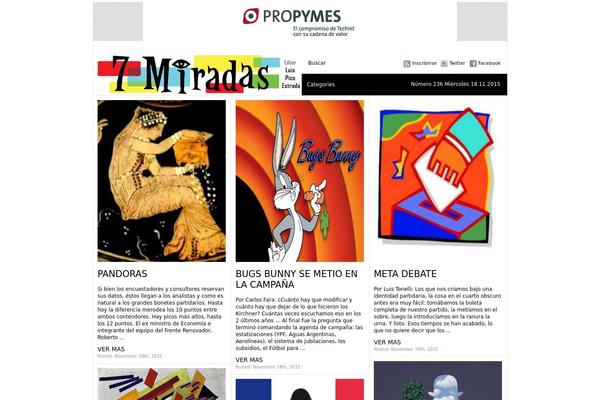 Paragrams theme site design template sample
