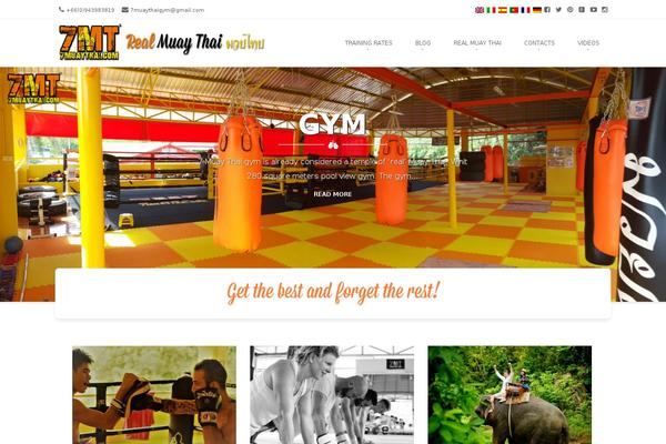 Rumble theme site design template sample