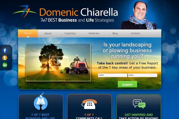 Cardinal Child theme site design template sample