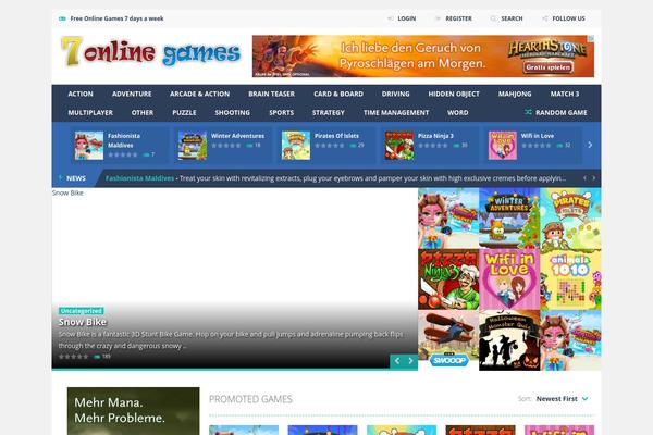 Myarcadetheme theme site design template sample