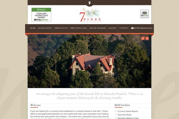 Nice Hotel theme site design template sample