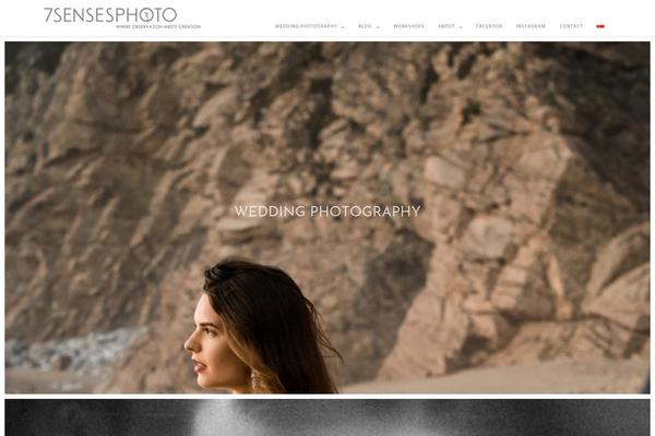 Photography theme site design template sample