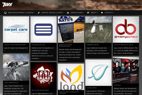 Cloud theme site design template sample