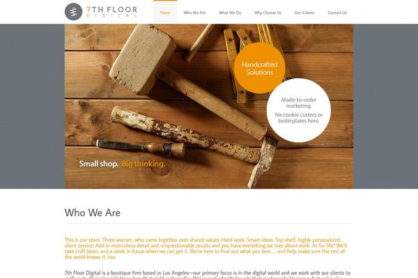 Quickstep theme site design template sample