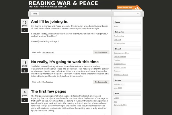 LightWord theme site design template sample