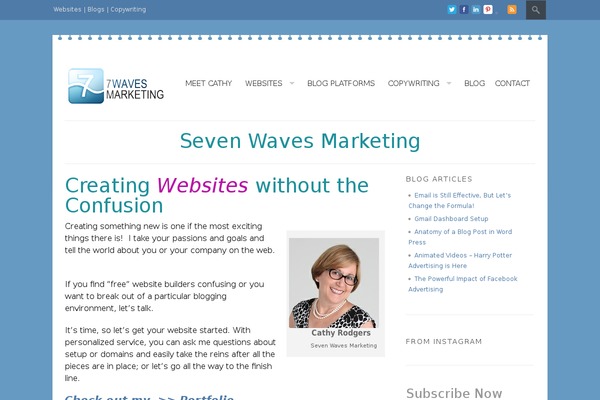 Atlantica theme site design template sample