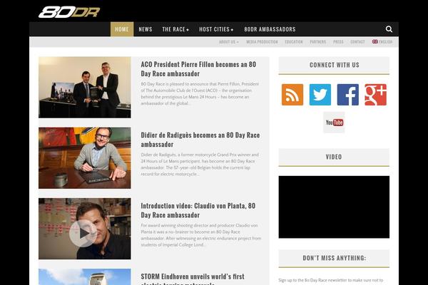 Valenti theme site design template sample