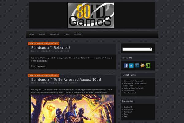 Parament theme site design template sample