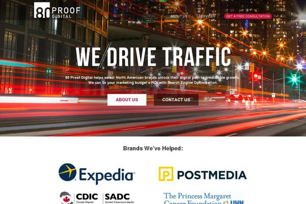 80proofdigital.com site used Kaya