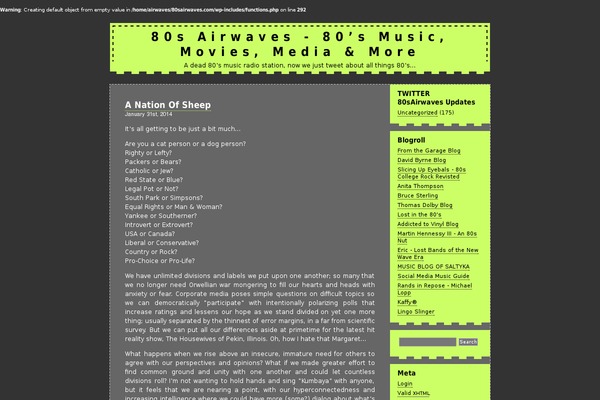 80sairwaves.com site used Limecat