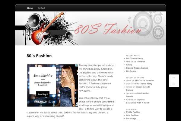 WordPress website example screenshot