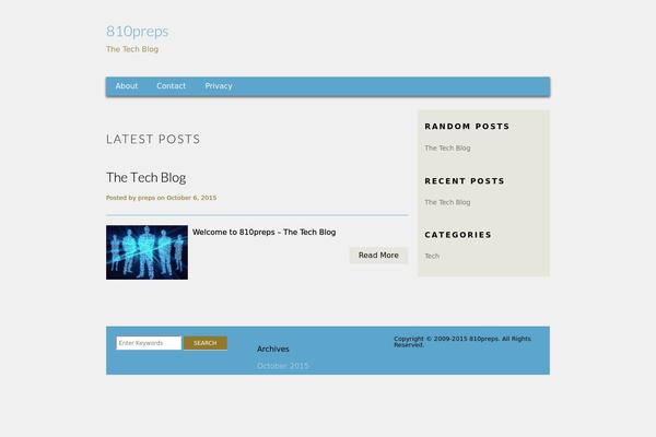 TechNews theme site design template sample