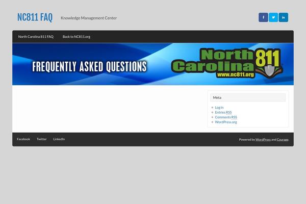 Courage theme site design template sample