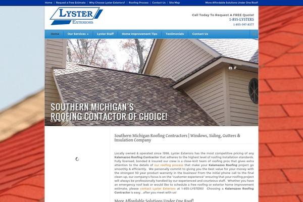 Modernize theme site design template sample