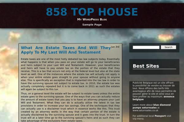 Adventure theme site design template sample