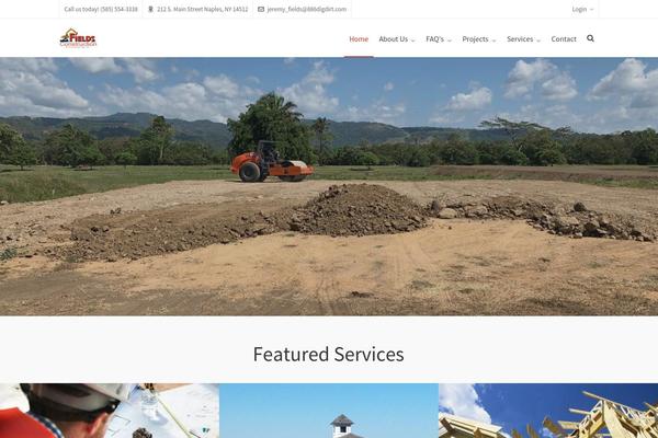Highend theme site design template sample