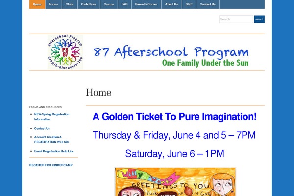 Academica theme site design template sample