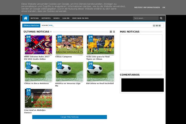 Daphne theme site design template sample