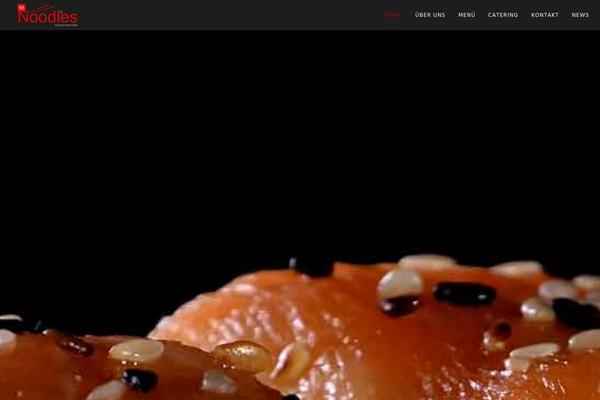 Gastro theme site design template sample