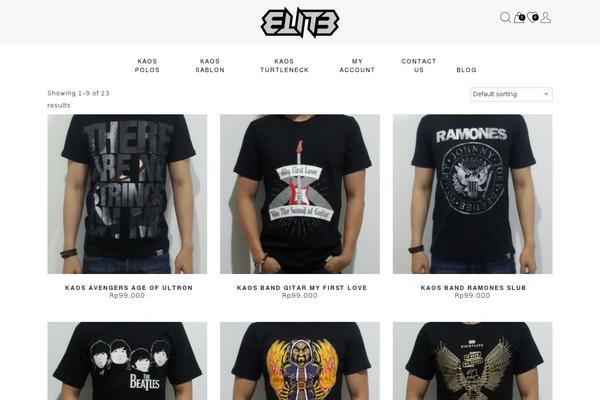 Look theme site design template sample