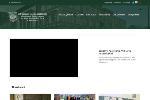 Polytechnic theme site design template sample