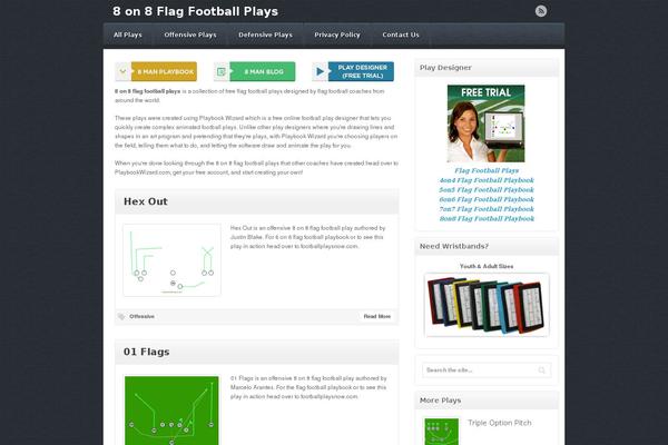 Akita theme site design template sample