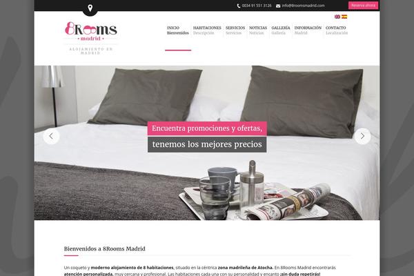 8roomsmadrid.com site used Ideaweb