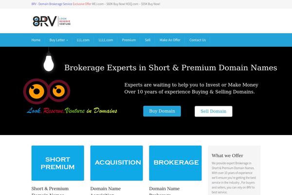 Broker theme site design template sample