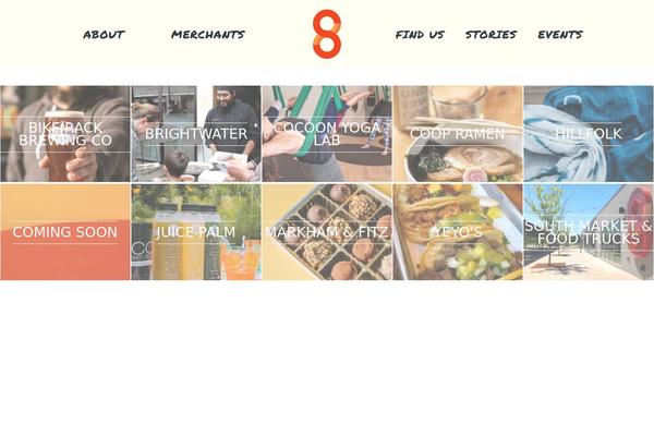 Risotto theme site design template sample