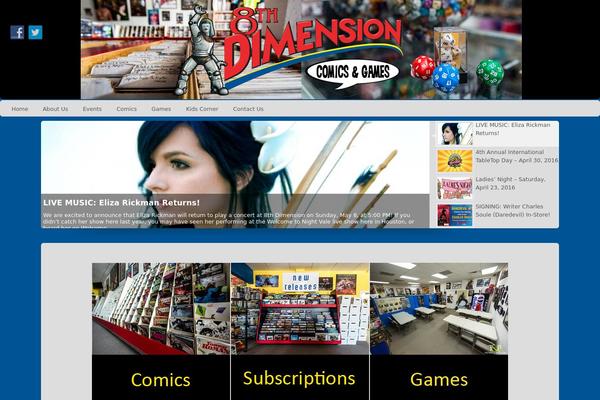 8thdimensioncomics.com site used Custom Community