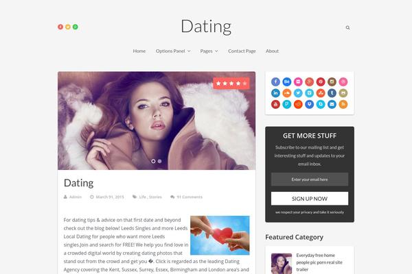 Yosemite theme site design template sample
