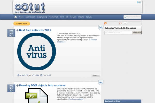 8tut.com site used Eztheme