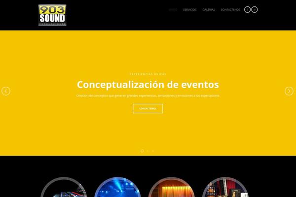 Mineral theme site design template sample
