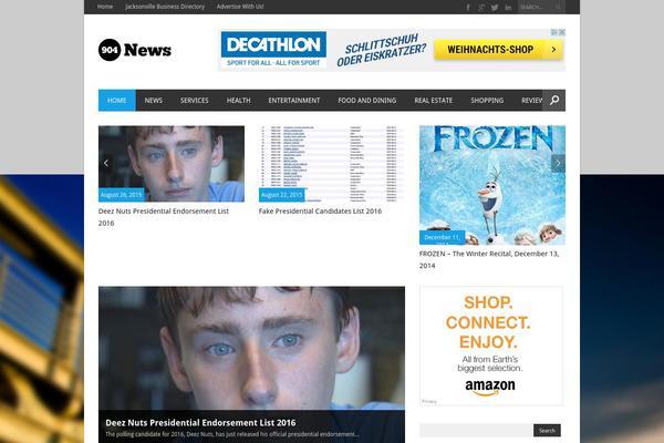Magazon Wp theme site design template sample