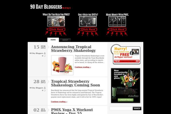 Typebased theme site design template sample