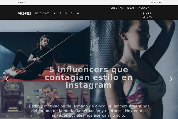 Zeen-child theme site design template sample