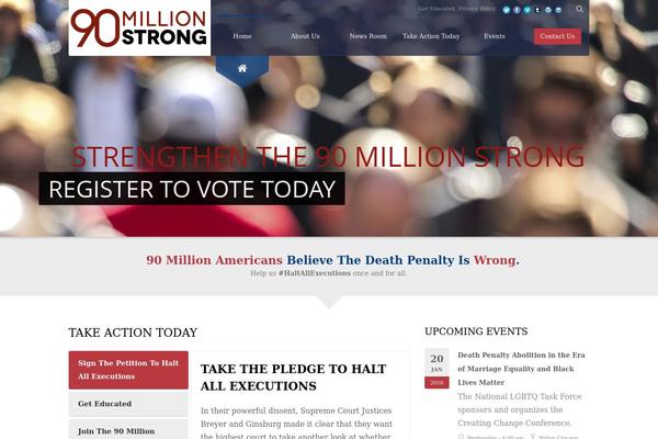 Election theme site design template sample