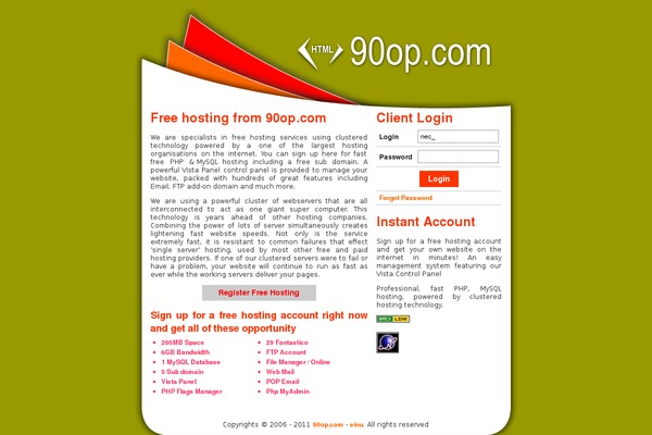 Landline theme site design template sample