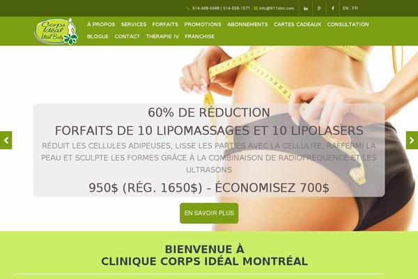Cherry Framework theme site design template sample