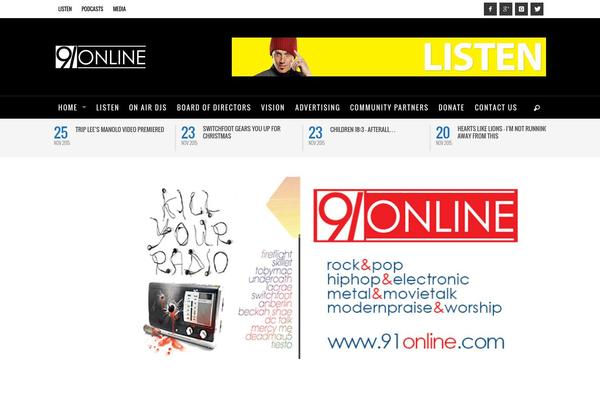 BLACKMAG theme site design template sample