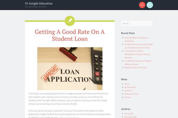 Sorbet theme site design template sample