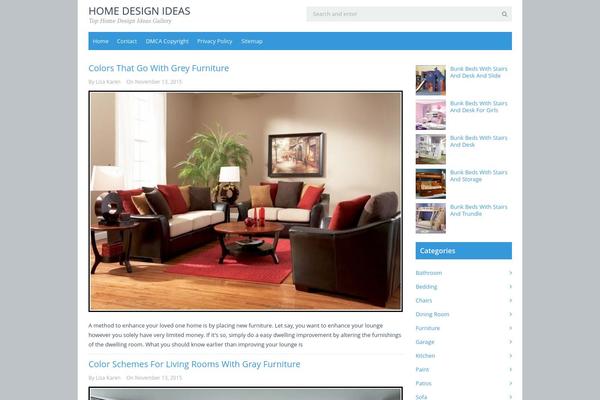 Galegale theme site design template sample