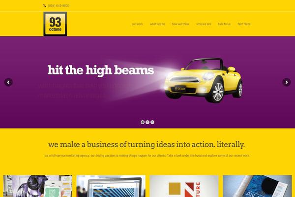 Total theme site design template sample