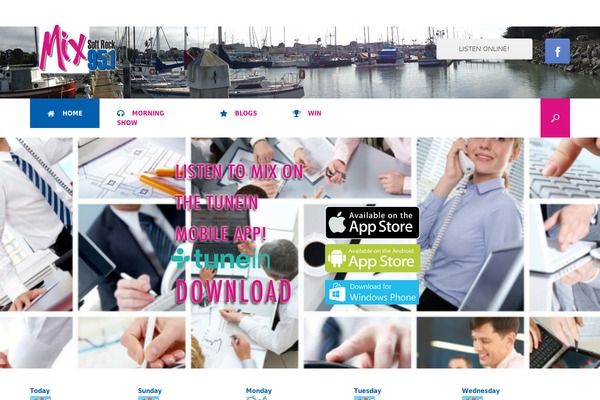 Vantage theme site design template sample