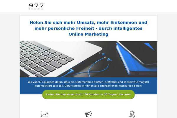 Rise theme site design template sample