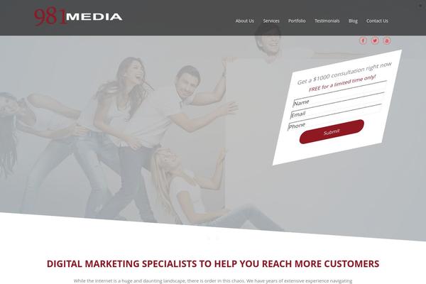 Agency Pro theme site design template sample