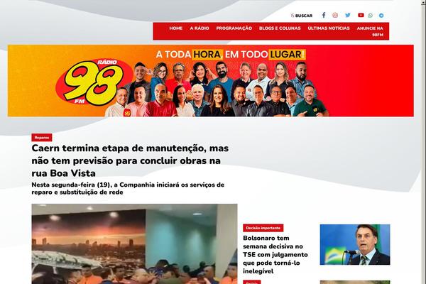 98fmnatal.com.br site used 98-fm