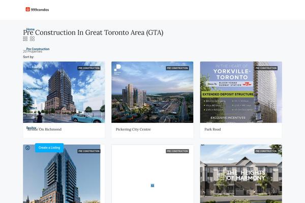 Houzez-child theme site design template sample