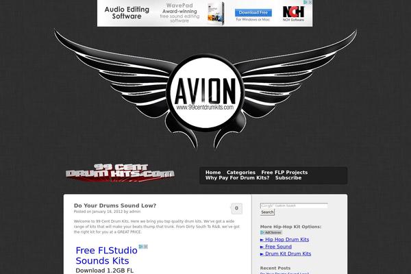 Side theme site design template sample